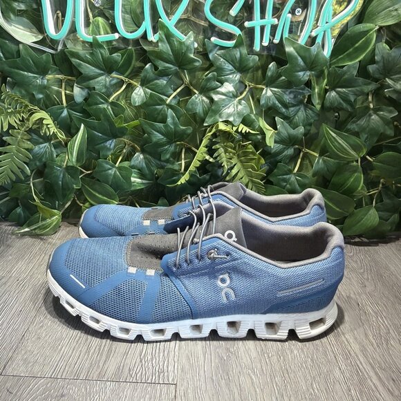 On Cloud 5 Swiss Engineering Mens Size 12.5 Shoes Blue  White Athletic Shoes main image 9